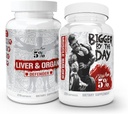 5% Nutrición 2-Stack tención Liver &amp; Organ Defender with NAC + BiggerPorTheDay peru Liver, Kidney, & Heart Support + Anabolic Muscle Builder, Hardcore Lean Mass Gainer with Turkesterone, HICA, L-Leucine