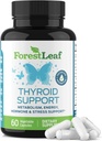 Tiroid Support for Women and Men with Iodine - Energy, Focus & Power Thyroid Supplement - All Natural Herbal Mineral and Vitamin Complex with B12, Zinc, Selenium, Ashwagandha - 60 Vegetarian Capsules