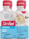 SlimFast Meal Replacement Shake, Original French Vanilla, 10g de List to Drink Protein for Weight Loss, 11 Fl. Oz Bottle, 4 Count (Packaging May Vary)