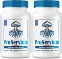 (2 Pack) ProNervium - ProNervium Advanced Nerve Health Supplement, ProNervium Nerve Support Dietary Pills, All-Natural Formula for Dynamic Lifestyle, Pro Nervium Pastillas Reviews (120 cápsulas)
