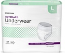 McKesson Ultimate Adult Incontinence Underwear, [72 Conde], Grande, 44-58 in. Absorbencia Máxima, Protección de Leak Unisex, Estilo Pull-On con Tear-Away Sides, Postparto e Incontinencia