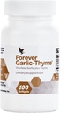 Forever Living - Forever Garlic-Thyme - Cardiovascular &amp; Immune Soporte con 10mg Extracto de ajo &amp; 50mg Hoja de tomo - Softgel sin olor, libre de gluten - 100 Softgels