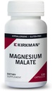 Kirkman - Magnesium Malate 800 mg - 120 cápsulas - Soportes Descanso sueño - Relaja los nervios &amp; músculos - hipoalergénico