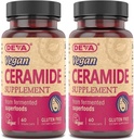 DEVA Vitaminas Veganas Restauración de la piel Ceramida Suplemento Tabletas, 60 Cuenta, (Pack of 2)