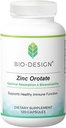 Zinc Orotate - Bioavailable Chelated Mineral Supplement - 20mg per Capsule- Supports Immune &amp; Metabolic Health - Vegan Friendly - 120 Capsules