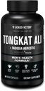 Jacked Factory Indonesian Tongkat Ali + Fadogia Agrestis - 200:1 Extracto Longjack Tongkat Ali para Hombres con Fadogia Agrestis 600mg &amp; Primavie Shilajit para apoyar la realidad, la energía, " Mood - 60 cápsulas
