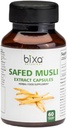 bixa BOTANICAL Safed Musli Capsules for Men ← Safed Musli Extract ← Ayurvedic Natural Herbal Supplement tención 100% Puro, Gluten Free, Non-GMO, Steam Sterilized  140+ Años de Herbal Heritage,60 Cuenta