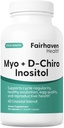 Fairhaven Health Myo-Inositol and D-Chiro Inositol Supplement for Women ← 40:1 Ratio ← Femenina Fertilidad Suplemento para Mujeres y Equilibrio de Hormonas* ← Vegan  120 Myo &amp; D-Chiro Inositol Capsules