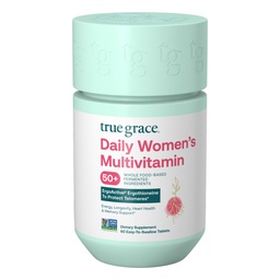 True Grace Daily Women’s Multivitamin 50+ - 60 Tablas fáciles de cambiar - Immune, Energy, Longevity & Memory Support - Vegan - Gluten, Soy & Iron Gratis - 30 Serviciones