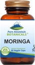 Pure Mountain Botanicals Moringa Leaf Capsules - Kosher Vegan Formula con 1000 mg de Moringa Orgánica - Moringa Verde Oleifera Superfood Suplemento
