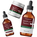 3-Piece Eggplant Skin Conditioning Set Eggplant Salve Tincture Oil Skin Cell Health Support Relief Regenerate Disorders de piel descolorada