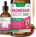 Magnesium Glycinate and Citrate Liquid for Women: 1250mg Magnesium, Vitamin B6, D3, K2, & L-Theanine for Muscle Relaxation, Sleep Support & Overall Wellness of Women and Men (2 Fl Oz (Pack of 1))