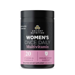 Antigua Nutrición Multivitamina para Mujeres, Mujer Una vez Suplemento Diario, Vitamina Medida B, C, K2, Magnesio, Folato & Hierro, Apoya la Salud del Hueso, 30 Cuenta