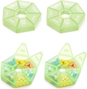 Weekly Pill Organizer Large 7 Day Pill Box Organizer Daily Medicine Case for Vitamin Fish Oil Pills Supplements Arthritis Friendly