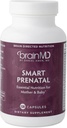 Dr Amen BrainMD Smart Prenatal - 120 Capsules - Multivitamin for Mom & Baby, Promotes Healthy Pregnancy & Growth & Development In Babies - Gluten-Free - 30 Servings