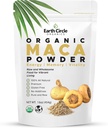 Polvo de raíz de maca amarilla, Superalimentos naturales, ayuda con energía, peso y fertilidad de la mujer - Vegan - 1 libra (Pack of 1)