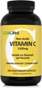 Vitamina C No Acidica Suplemento dietético 1500 mg con calcio. Gentle on Stomach, Immune/Bone Support (500)