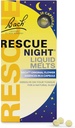 Bach RESCUE SLEEP Liquid Melts, Natural Orange Vanilla Flavor, Natural Sleep Aid, Stress Relief, Homeopathic Flower Essence, Gratis de Melatonin, Gluten & Sugar, Non-alcohol, Non-Narcotic, 28ct.