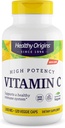 Orígenes saludables Vitamina C 1000 mg (No-GMO testado, alta potencia, apoyo inmunológico, Vegan), 120 cápsulas vegetales