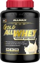 ALLMAX Nutrition Gold ALLWHEY, French Vanilla - 5 lb - 24 Gramos de Protein Por Scoop - Gluten Free, Low Carb & Low Sugar - Aprox. 71 Servimientos