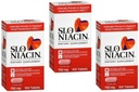SLO-NIACINA Suplemento dietético Una vez al día con 750 mg Niacina Vitamina B del ácido nicotínico para alta absorción 100 Tabletas por botella 3 pack