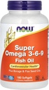 Ahora Foods Super Omega 3-6-9 Soft-gels, 1200Mg, 180-Count