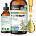 BIO KRAUTER Motherwort Tincture - Motherwort Herbal Extract - Liquid Supplement for Women’s Health - Promote Calm - Alcohol &amp; Sugar Free - Vegan Drops 4 Fl.Oz.
