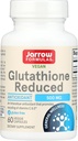 Fórmulas Jarrow Reducidas Glutathione, 60 Ct