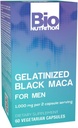 Bio Nutrition Gelatinized Black Maca 60 Vegetarian Capsules ← 1.500 mg por Serving Silencio Energy Boost ← Calcium ← Magnesium Н Phosphorus