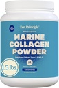 Principio Zen Peptides de Collagen Marine Powder 1.5 lb. Pescado salvaje, no OGM. Admite la piel sana, el pelo, las articulaciones y los huesos. Tipo 1 &amp; 3 Proteína. Aminoácidos. Sin sabor, fácil de mezclar.