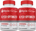 (2 Pack) Glyco Optimizador Glyco Vantage Capsules Blood Support Maximum Strength All Natural Supplement for Hombre and Women