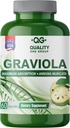GRAVIOLA MAX - Suplemento Extracto Puro de Graviola - Soursop (Annona muricata) - Booster del Sistema Inmunitario " Antioxidantes en cada cápsula del Graviola puro