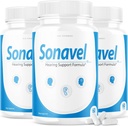 IDEAL PERFORMANCE (3 Pack) Sonavel Hearing Support Formula Tinnitus Pills Suplemento (180 cápsulas)