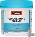 Swisse Glucosamine Sulfate Joint Support Supplement for Mobility and Flexibility Health TEN Mujeres y Hombres TEN Glucosamina 1500mg TEN 180 Tablets Previous 6 Months Supply