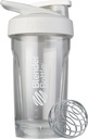 BlenderBottle Sport Shaker Bottle with Wire Whisk, 24-Once, White – Protein Shakes " Hydration for Athletes " Fitness Enthusiasts, Easy Mixing, Durable " Lid