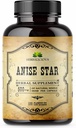 HERBALICIOUS Star Anise Suplemento dietético – 100 capsules Anise Extract for Men and Women – Natural 1000mg Powerful Formula with No Fillers, Preservatives – Immune Strength, Rich in Antioxidants