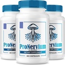 (3 Pack) ProNervium - ProNervium Advanced Nerve Health Supplement, ProNervium Nerve Support Dietary Pills, All-Natural Formula for Dynamic Lifestyle, Pro Nervium Pastillas Reviews (180 cápsulas)