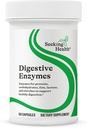 Seeking Health Digestive Enzymes- Enzymes for Protein, carbohydrates, fats, Lactose, and starches to Support Healthy Digestion- 60 Capsules