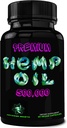 True Hemp Oil 500,00 Hemp Oil Blend w / Ingrediente Usted necesita para dolores corporales, preocupación &amp; Sentirse calma