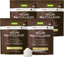 Igennus Advanced Vegan Vanilla Collagen Peptide Powder, mejorado con Glycine, Proline " Hydroxyproline " Cofactor Vitamin C, Non GMO, Vegetarian Plant Based Collagen Powder Booster, 140 Servings