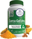 Salud Thru Nutrición Curcu-Gel 650mg BCM-95® Curcugreen Turmeric Curcugreen   Alta Absorción Silencio Saludable Inflamación Respuesta Silencio Clínicamente Estudiado Silencio Tercera Parte Tested Silencio Non-GMO (Pack of 60)