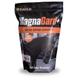 Más Complemento de soporte gástrico para Caballos con Omega 3s Silenciosos Ulcers, Suplemento de calma, Magnesio &amp; Otros Minerales Vitales TEN Powder, 6 Pound Bag, 45-Day Supply