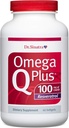 Dr. Sinatra Omega Q Plus 100 Resveratrol – Omega-3 Suplemento Apoya la salud cardíaca y proporciona energía antioxidante con 100 mg de CoQ10 y Resveratrol (60 softgels)