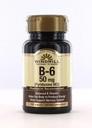 Vitamina B-6 TABS 50 MG WMILL Tamaño: 100