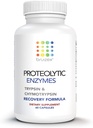 Bruizex Proteolytic Enzymes sometida Trypsin & Chymotrypsin Recovery Suplemento para Tissue Trauma, Bruising, Swelling ← Immune System Support ← 60 Caps
