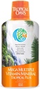 Oasis Tropical Mega Plus - Suplemento Multivitamina y Mineral líquido – Incluye 85 Vitaminas & Minerales, 20 Aminoácidos + CoQ10, Extracto de semillas de uva &amp; Aloe Vera Orgánica - 32oz, 32 Servimientos, 33460