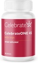 Celebrar las vitaminas Celebrar One 45, 45 mg de hierro - Una vez Bariatric Multivitamina, Vitaminas Esenciales & Minerales - Gastric Bypass &amp; Sleeve Gastrectomy Suplemento (30 cápsulas)