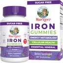 MaryRuth Organics Iron Gummies for 14+ with Vitamin C for Absorption  Sugar Free ← Gummy Iron Supplement + VIT C Silencio Energy Metabolism ← Cellular Health ← Immune Support Silencio Vegan ← Non-GMO Silencio 60 Conde