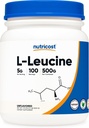 Nutricost Pure L-Leucine Powder 500 gramos